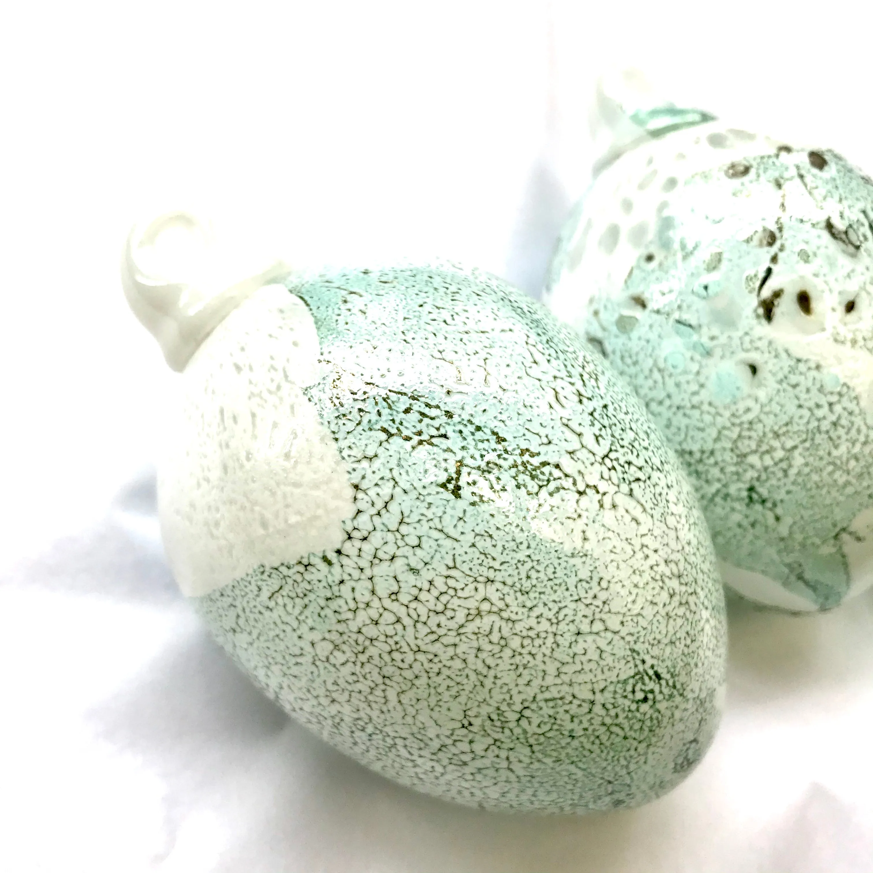 Verdigris Egg Ornament