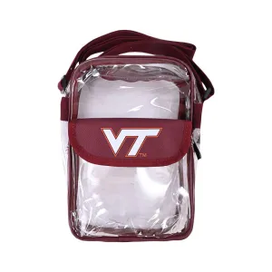 Virginia Tech Clear Waterproof Crossbody Bag