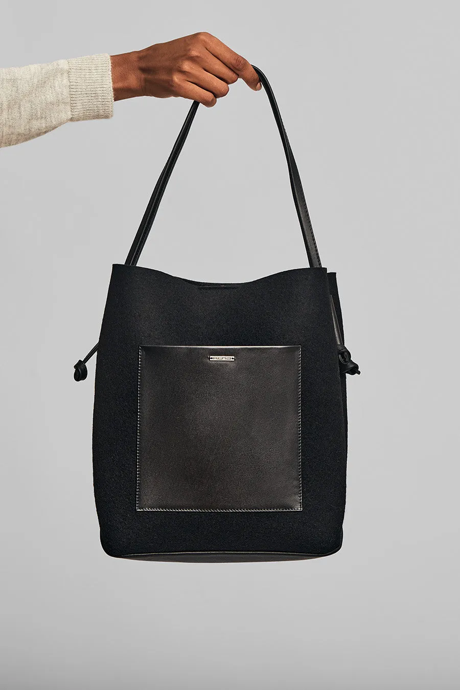 Waterloo Handbag Wool & Alpaca Color Black