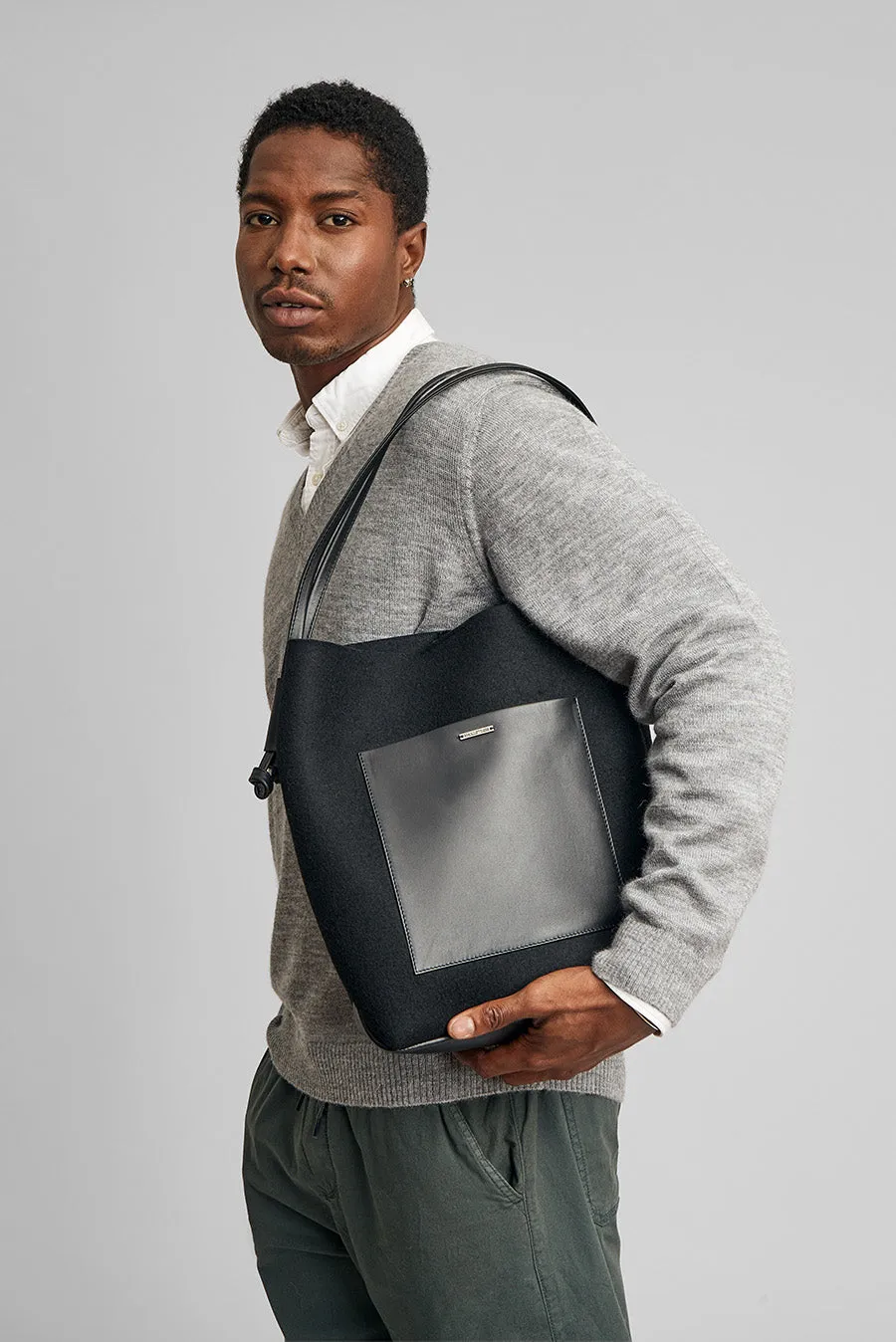 Waterloo Handbag Wool & Alpaca Color Black