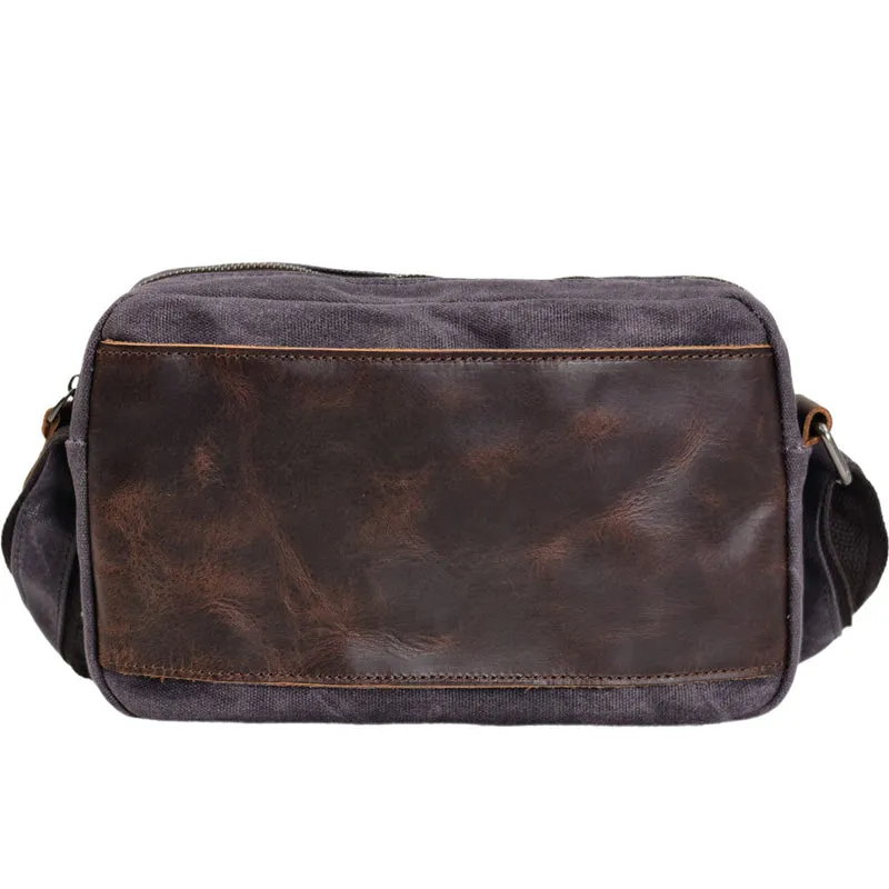 Waxed Canvas Messenger Bag Adult Satchel Bag
