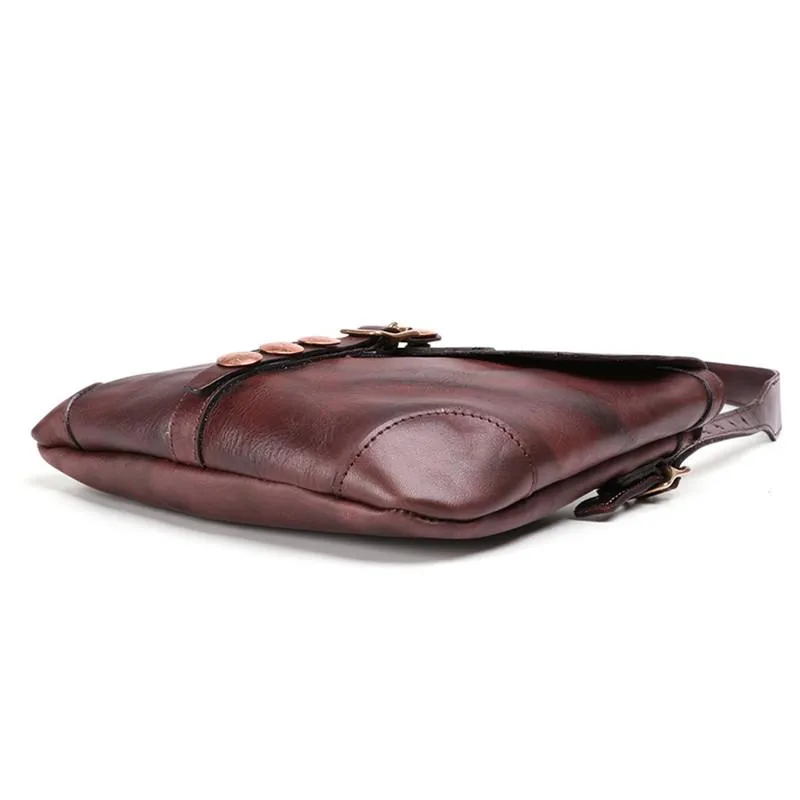 Western Womens Boho Leather Crossbody Satchel Purse Side Bag for Womens