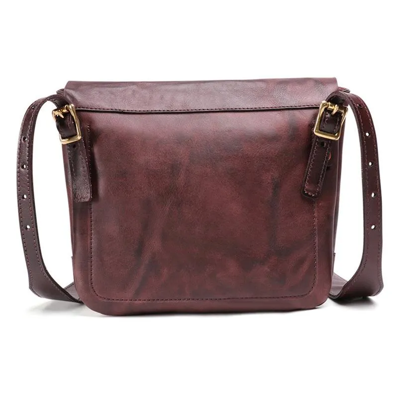 Western Womens Boho Leather Crossbody Satchel Purse Side Bag for Womens