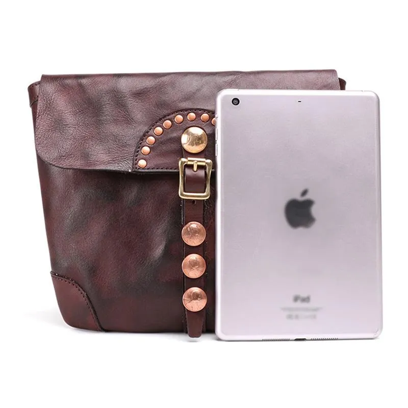 Western Womens Boho Leather Crossbody Satchel Purse Side Bag for Womens