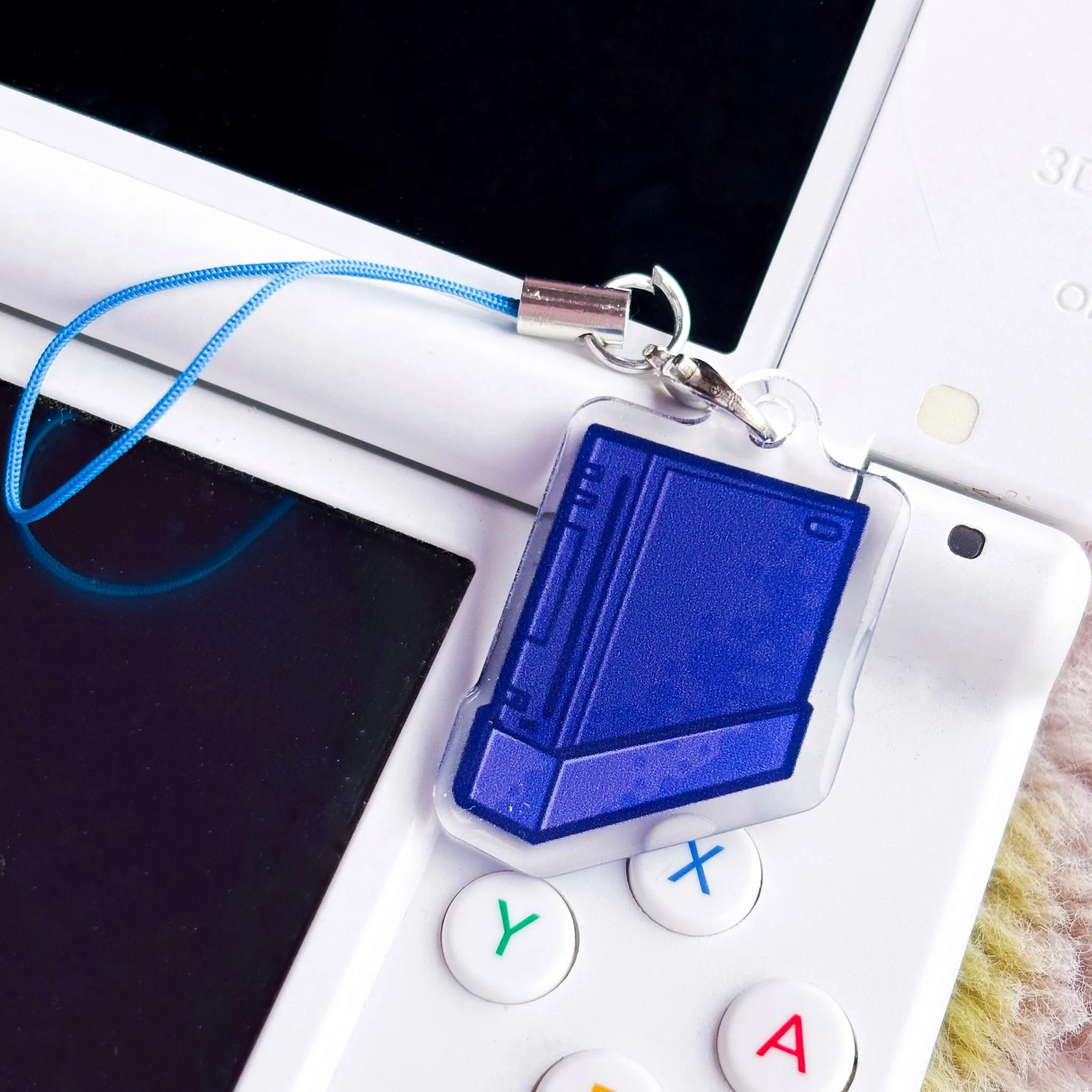 Wii Console Mini Charm | Retro Console Phone Charm Nostalgia Gift for Gamers