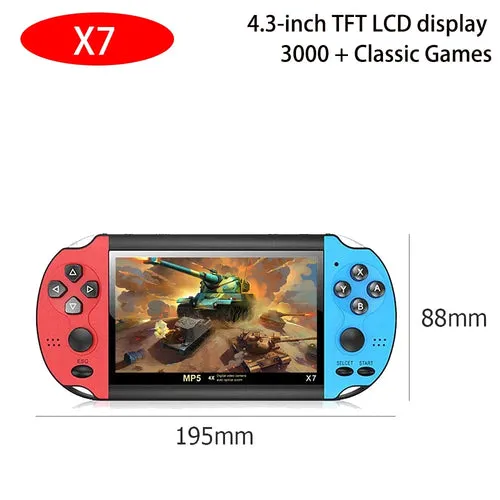 X12 Plus X7 Handheld Game Console  X7 Plus 7.1/5.1/4.3 Inch HD Screen