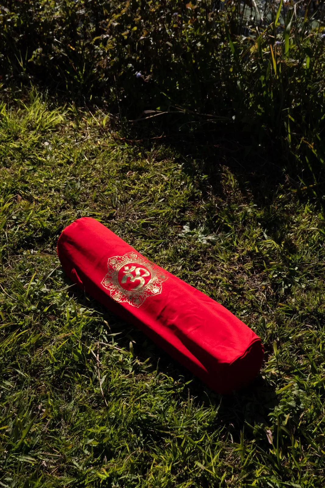 Yoga Mat Bag Red Shiva Mandala Foil