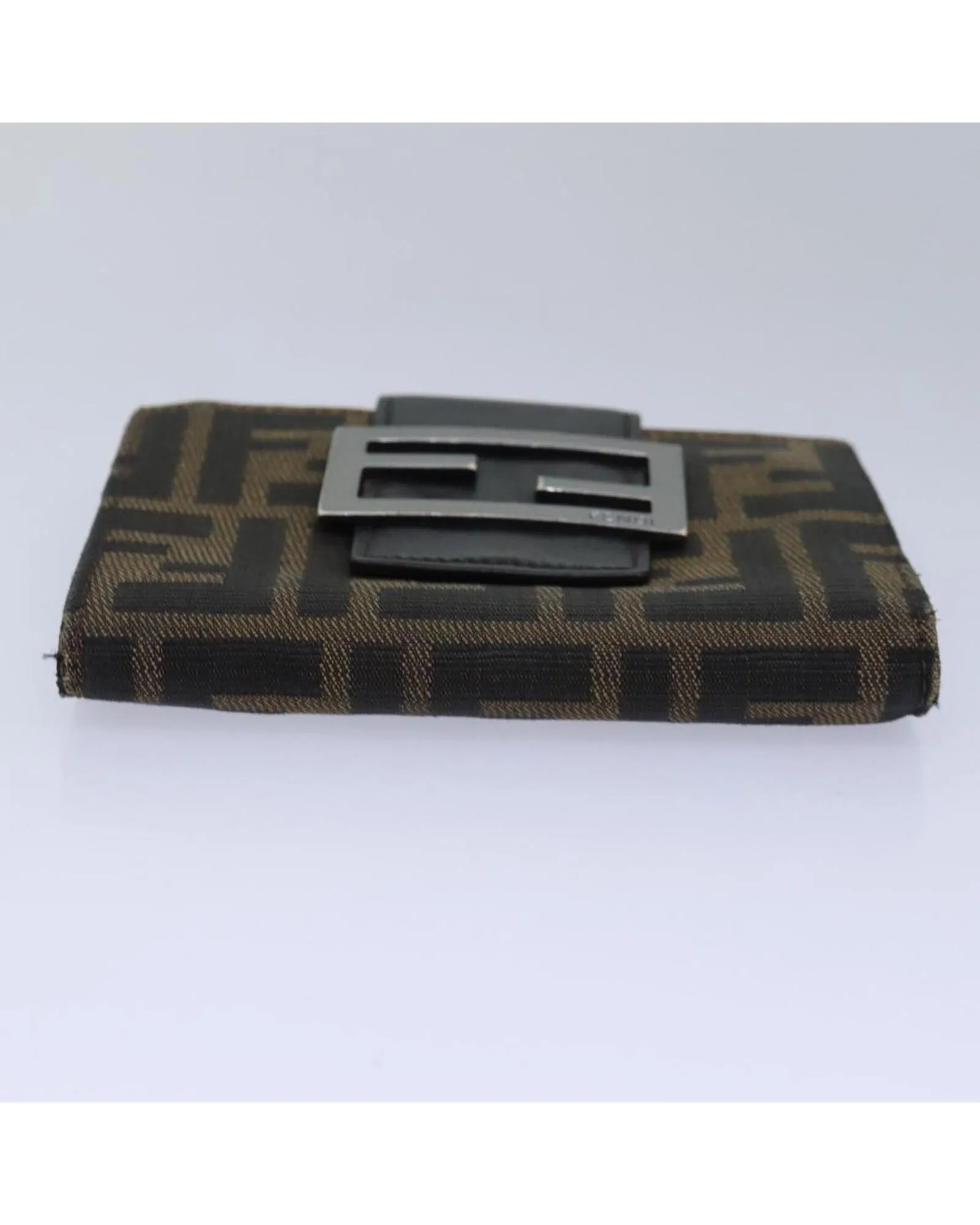 Zucca Canvas Wallet with Distressed Details