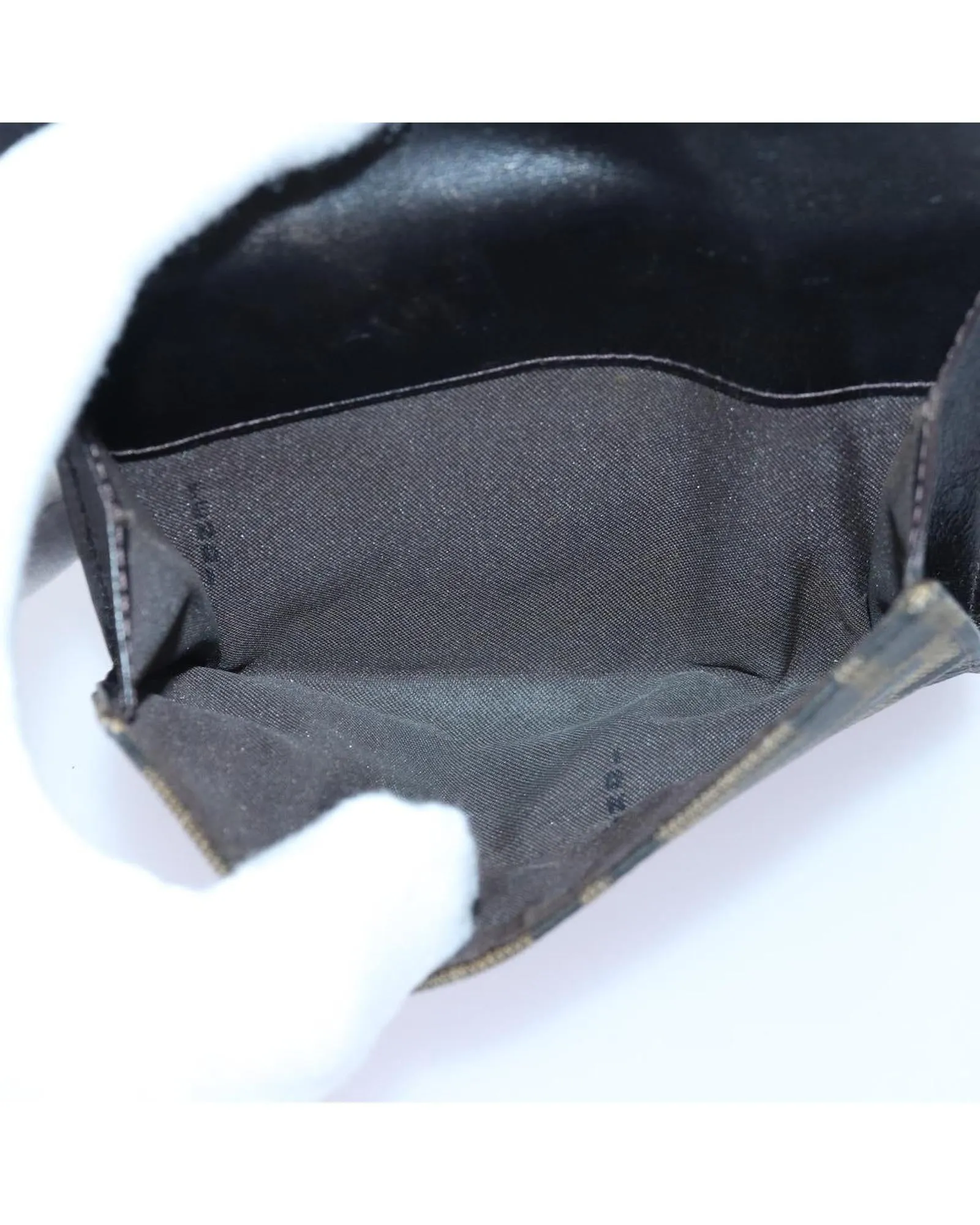 Zucca Canvas Wallet with Distressed Details