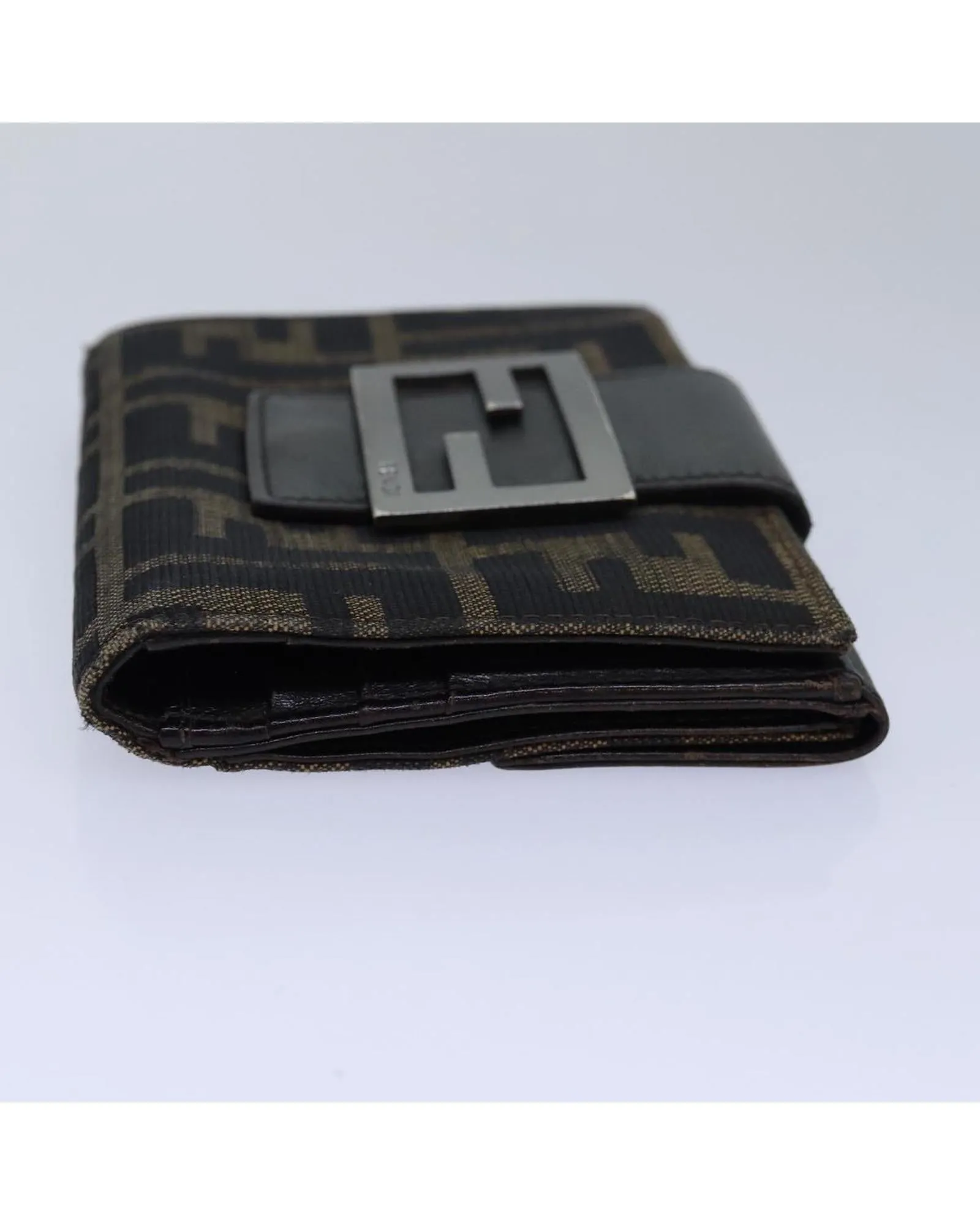 Zucca Canvas Wallet with Distressed Details