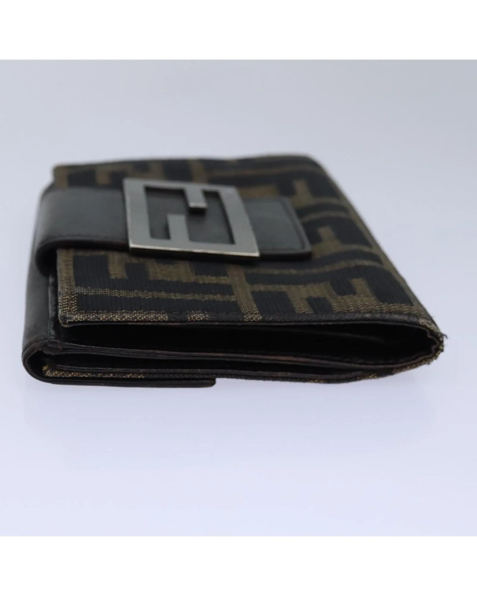 Zucca Canvas Wallet with Distressed Details