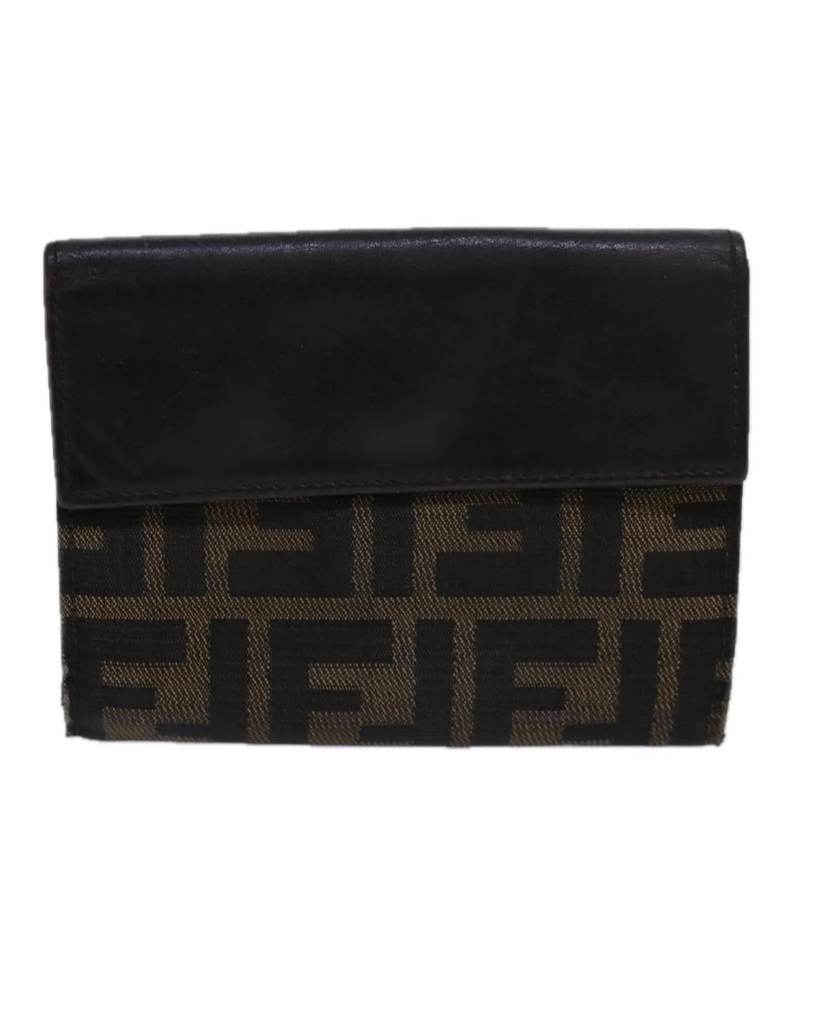 Zucca Canvas Wallet with Distressed Details