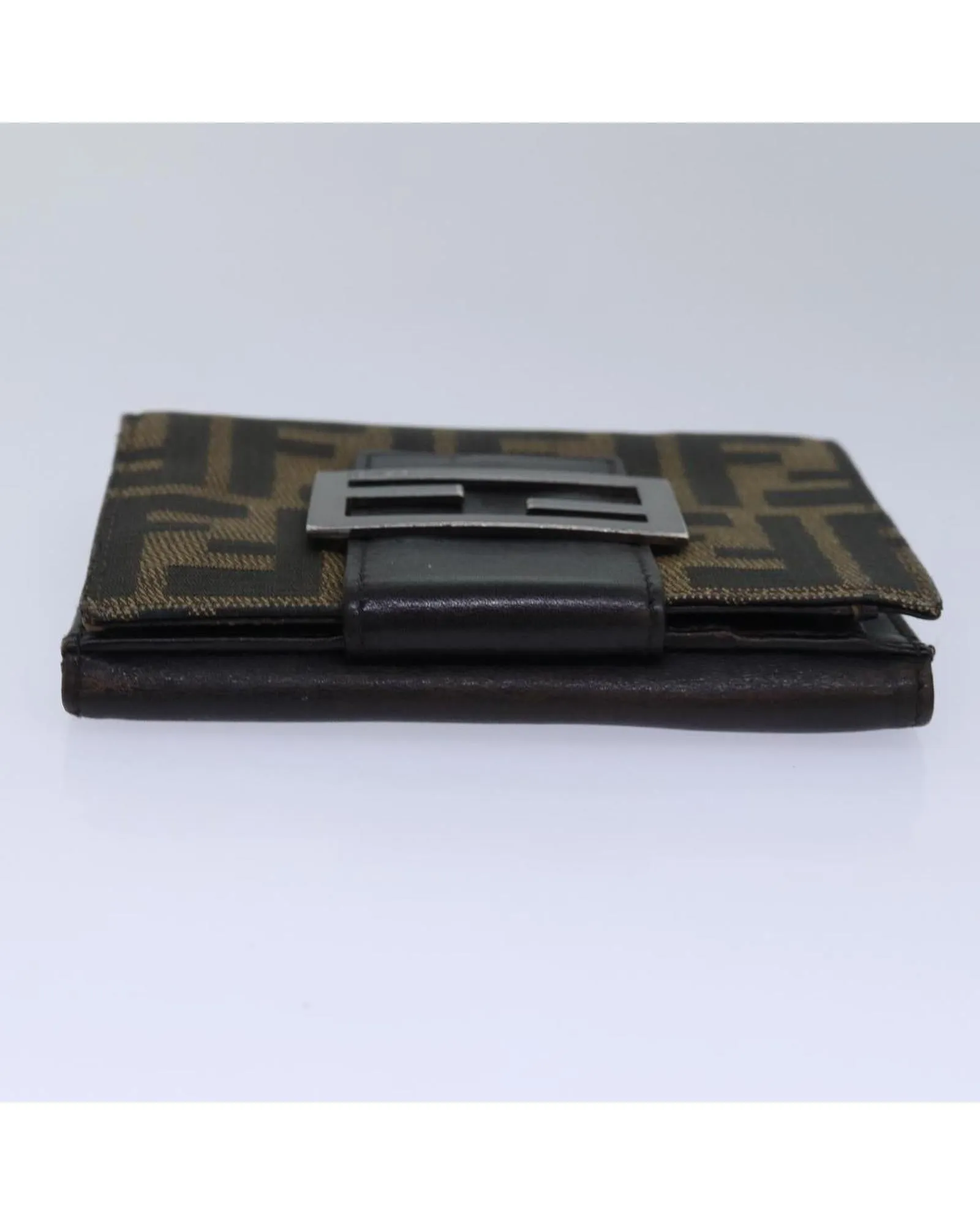Zucca Canvas Wallet with Distressed Details