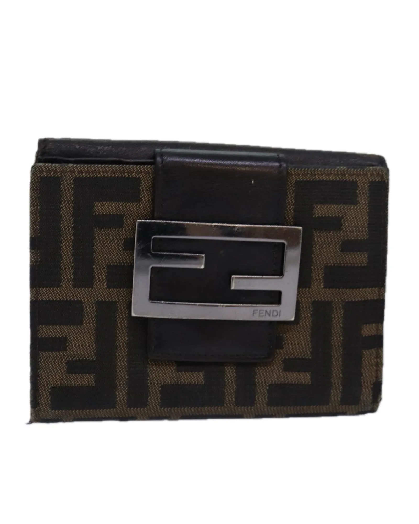 Zucca Canvas Wallet with Distressed Details